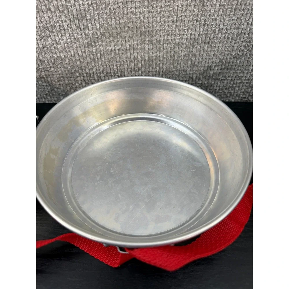 Mirro Backpacker Camping Mess Kit Silver Aluminum Vintage 8 pc Set outdoor